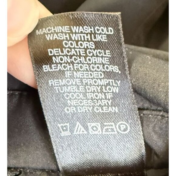 Axcess by Claiborne Black Soft Shell Zip Up Jacket Large Pockets Lightweight - Picture 14 of 14